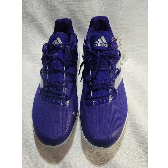 adidas adizero afterburner turf purple size 11.5 men - Picture 2 of 7
